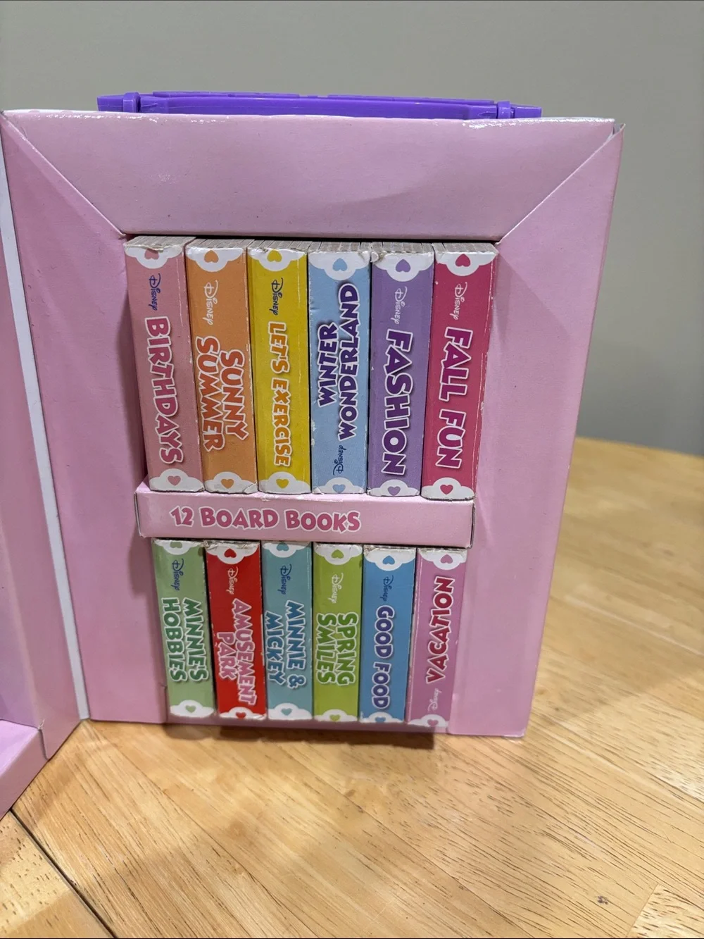 Disney Minnie Mouse Pink Board Book Set